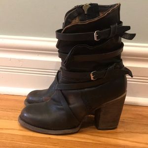 Steve Madden Freebird Baker black boot